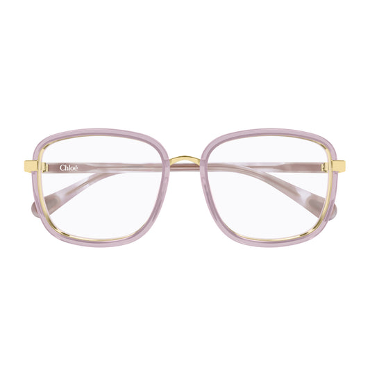 CHLOE CC0025O 005 violet havana transparent 49