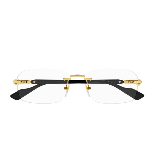 Gucci GG1221O Linea Sign  001 Gold Black Transparent