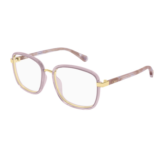 CHLOE CC0025O 005 violet havana transparent 49